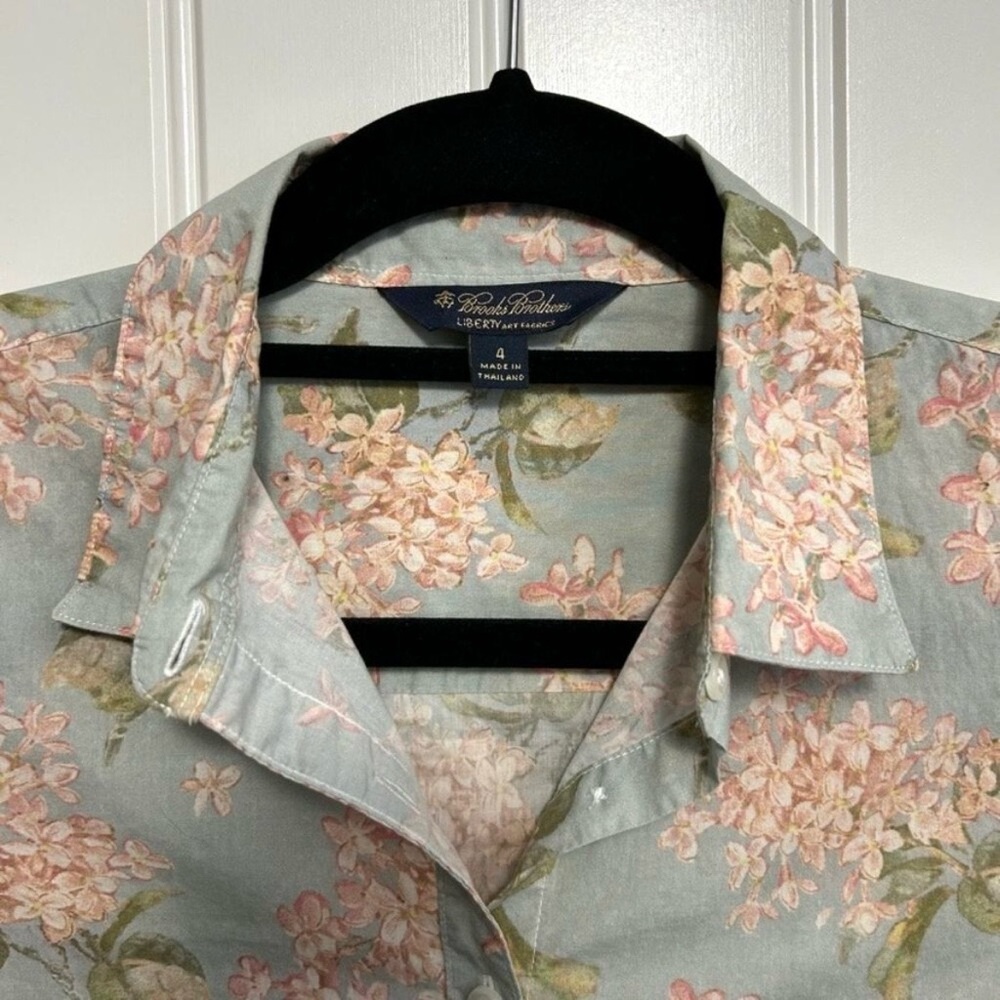 Liberty Art Fabric + Brooks Brother’s Floral Button-Front Long-Sleeve Shirt - Picture 5 of 11